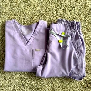 Figs Lavender Scrubs Set Limited Edition Pants
